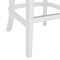 Alaterre Furniture Miranda Swivel Bar Height Bar Stool, White, 2PK ANMR02FDCR2 - alternate 3